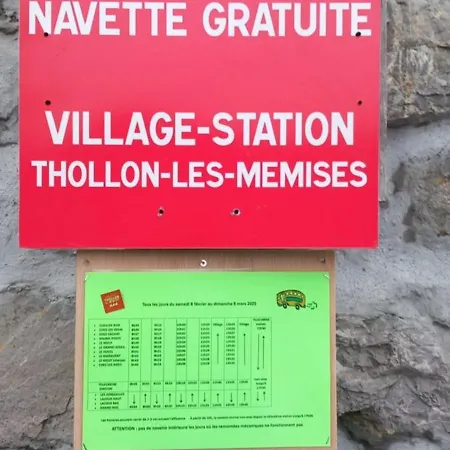 Pour 4 Personnes à Les Mémises Thollon-les-Memises